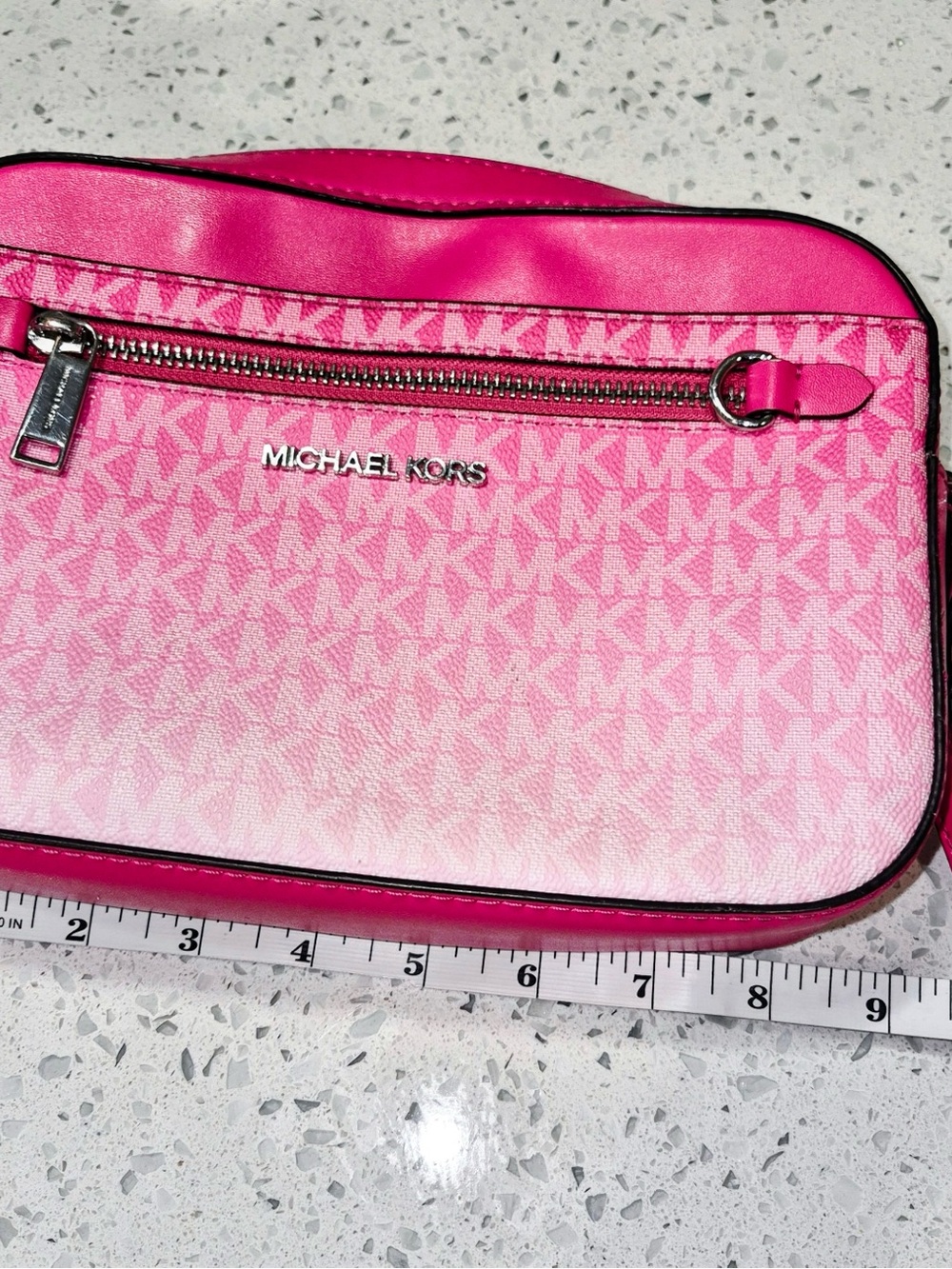 Michael Kors Hot Pink Signature Crossbody Bag